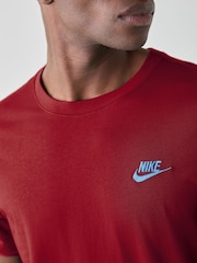 Nike Tough Red Short Sleeve Club T-Shirt - Image 3 of 3
