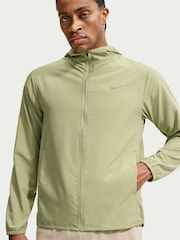 Nike Dusty Olive Green Dri-FIT Form Hooded Performance Jacket - Image 3 of 6