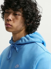 Nike Football Blue Club Pull Over Hoodie - Image 5 of 5