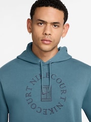 Синий - Флисовая худи Nike Court Heritage - Изображение 3 3