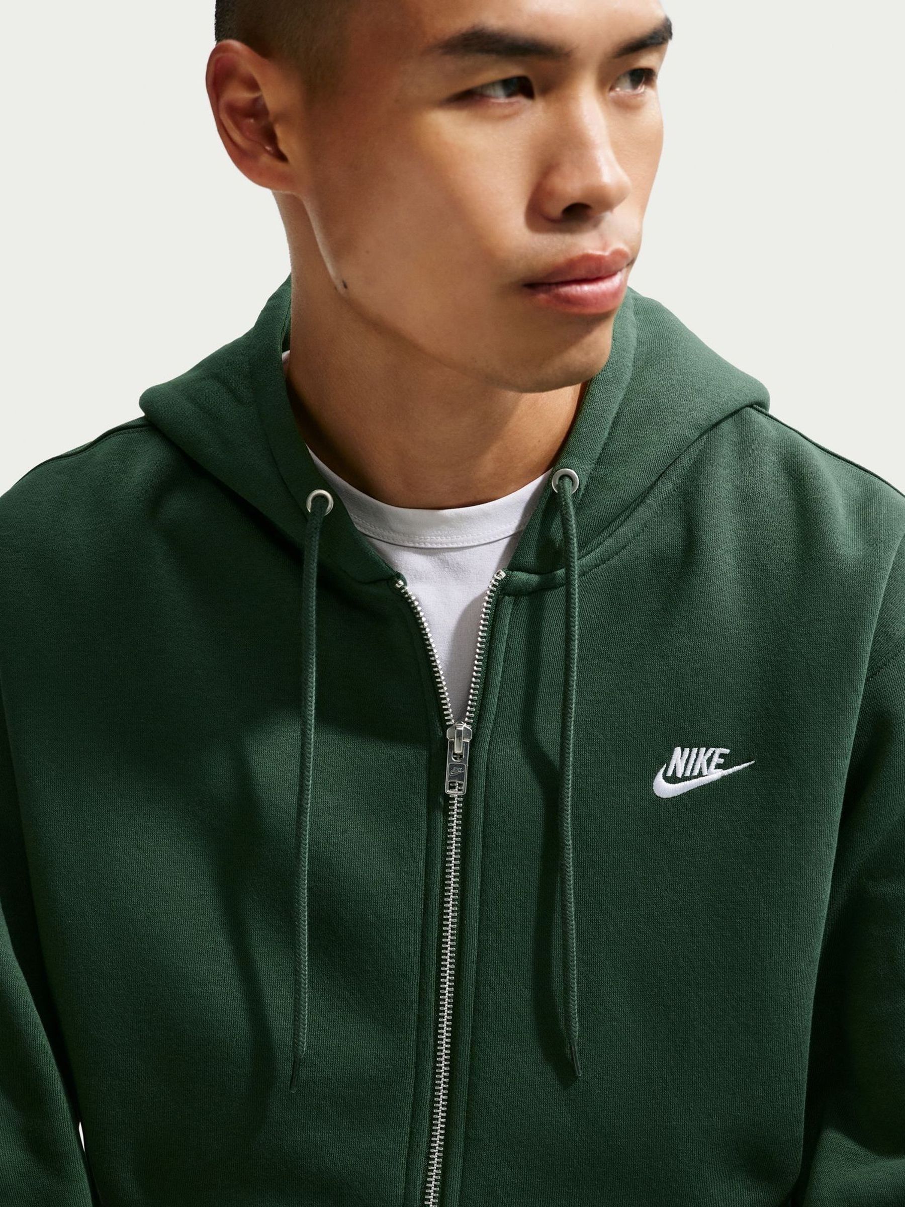 NIKE PROCLUB カウチンフィルナイトモデル SPACE SWEATER Comprar Verde Abeto - Moletom com zíper Nike Club from Next Brazil