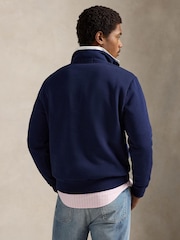 Polo Ralph Lauren Blue Polo Sport Quarter Zip Sweatshirt - Image 3 of 8
