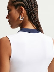 Nike White Fitted Tank Top - Image 4 of 5