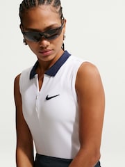 Nike White Fitted Tank Top - Image 5 of 5
