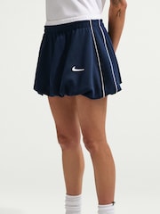 Nike Navy Bubble Hem Mini Skirt - Image 1 of 5
