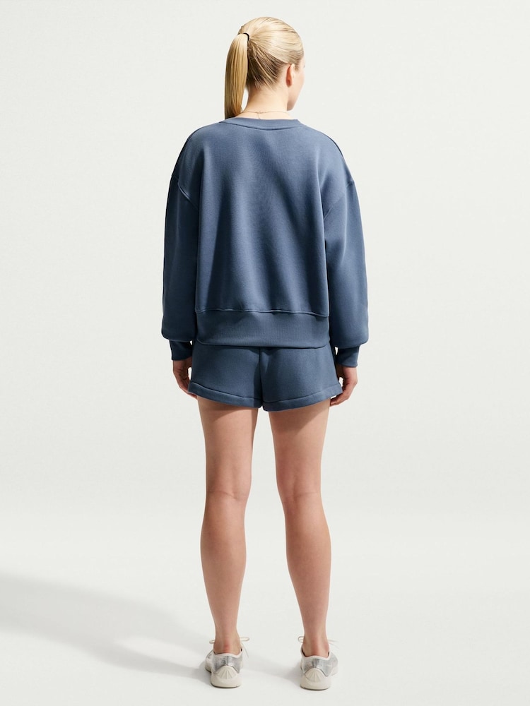 Nike Diffused Blue Tennis Crew Neck Jumper - Image 2 of 5