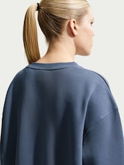 Nike Diffused Blue Tennis Crew Neck Jumper - Image 4 of 5