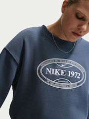 Nike Diffused Blue Tennis Crew Neck Jumper - Image 5 of 5