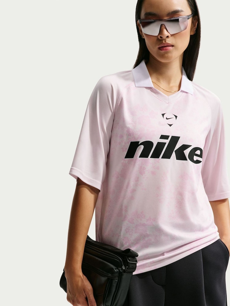Nike Pearl Pink Football Jersey Top - Image 5 of 5 Nike Pearl Pink Football Jersey Top - Image 5 of 5