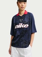 Nike Midnight Navy Football Jersey Top - Image 3 of 5