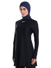 Nike Black Victory Swim Long Sleeve Tunic And Leggings Set - Image 3 of 5