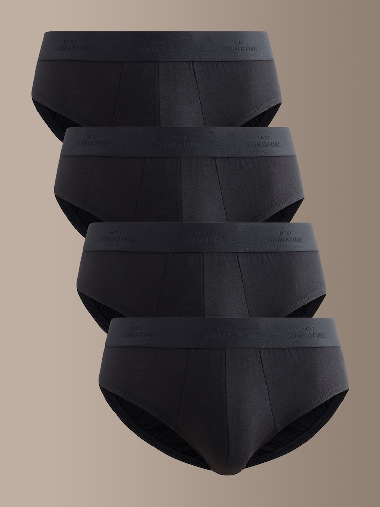 Black TENCEL™ Lyocell - Signature Briefs - Image 1 de 7