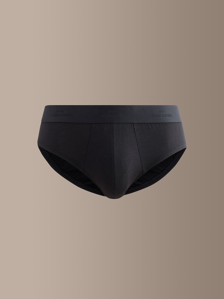 Black TENCEL™ Lyocell - Signature Briefs - Image 2 de 7