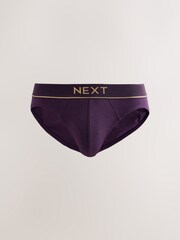 Red/Navy Gold Waistbands - Briefsbogate pamukom - Slika 4 od 10