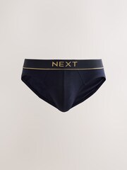 Red/Navy Gold Waistbands - Briefsbogate pamukom - Slika 5 od 10