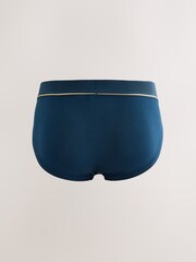 Red/Navy Gold Waistbands - Briefsbogate pamukom - Slika 7 od 10