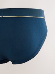 Red/Navy Gold Waistbands - Briefsbogate pamukom - Slika 8 od 10