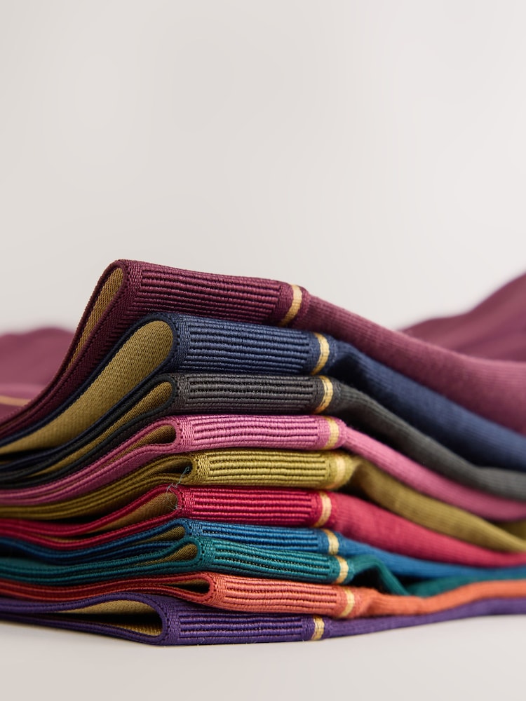 Rich Colour 10 pack A-Front Cotton Rich Boxers - Image 15 of 15 Rich Colour 10 pack A-Front Cotton Rich Boxers - Image 15 of 15