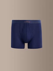 Green/Purple Lyocell 4 pack Supima Cotton Signature A-Front Boxers - Image 4 of 8