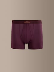 Green/Purple Lyocell 4 pack Supima Cotton Signature A-Front Boxers - Image 5 of 8