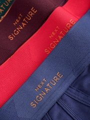 Green/Purple Lyocell 4 pack Supima Cotton Signature A-Front Boxers - Image 6 of 8
