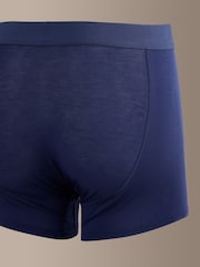 Green/Purple Lyocell 4 pack Supima Cotton Signature A-Front Boxers - Image 8 of 8