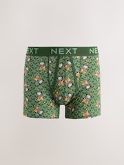 Green/Blue Cowboy Animal A-Front Boxers 5 Pack - Image 4 of 10