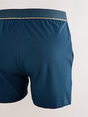 Red/Navy Gold Waistbands 5 Pack Loose Boxers - Image 7 of 9