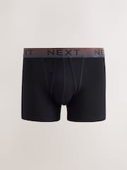 Itim at Mayaman na Ombre na Baywang - 10 Pack - Sports Long Legs Haba ng Cotton Rich Boxers - Larawan 10 ng 13