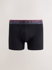 Itim at Mayaman na Ombre na Baywang - 10 Pack - Sports Long Legs Haba ng Cotton Rich Boxers - Larawan 11 ng 13