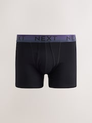 Itim at Mayaman na Ombre na Baywang - 10 Pack - Sports Long Legs Haba ng Cotton Rich Boxers - Larawan 12 ng 13