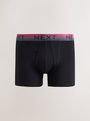 Itim at Mayaman na Ombre na Baywang - 10 Pack - Sports Long Legs Haba ng Cotton Rich Boxers - Larawan 13 ng 13
