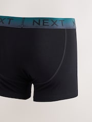 Itim at Mayaman na Ombre na Baywang - 10 Pack - Sports Long Legs Haba ng Cotton Rich Boxers - Larawan 3 ng 13