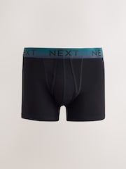 Itim at Mayaman na Ombre na Baywang - 10 Pack - Sports Long Legs Haba ng Cotton Rich Boxers - Larawan 6 ng 13