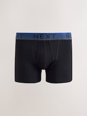 Itim at Mayaman na Ombre na Baywang - 10 Pack - Sports Long Legs Haba ng Cotton Rich Boxers - Larawan 8 ng 13