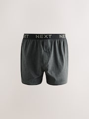 Green Stripe Marl 5 Pack Loose Boxers - Image 4 of 9