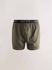 Green Stripe Marl 5 Pack Loose Boxers - Image 5 of 9