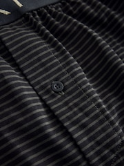 Green Stripe Marl 5 Pack Loose Boxers - Image 8 of 9