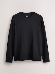Neutral Slim Fit Long Sleeve Layering T-Shirts 5 Pack - Image 7 of 13