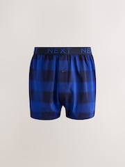 Red/Blue Check 5 Pack Loose Cotton Rich Boxers - Image 3 of 9