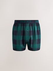 Red/Blue Check 5 Pack Loose Cotton Rich Boxers - Image 4 of 9