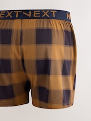 Red/Blue Check 5 Pack Loose Cotton Rich Boxers - Image 9 of 9