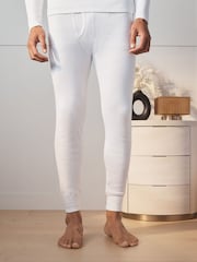 Biały - Thermal Long Sleeve Top and Leggings Set - Obraz 5 z 5