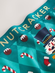 Green Nutcracker Christmas Cotton Rich Boxers - Image 3 of 4