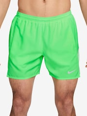 Nike Illusion Green Miler Dri-FIT 5 inch Brief-Lined Running Shorts - Image 1 of 4