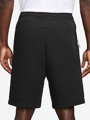 Nike Black Tech Fleece Shorts - Image 2 of 4