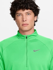 Nike Illusion Green Miler Dri-FIT Half Zip Running Top - Image 3 of 4