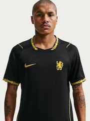 Nike Black Silver Chelsea F.C. 2026/27 Stadium Away Football Shirt - Image 3 of 8