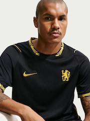 Nike Black Silver Chelsea F.C. 2026/27 Stadium Away Football Shirt - Image 4 of 8