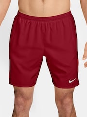 Tough Red - Pantalones cortos de running Miler Dri-FIT con forro tipo calzoncillos de 7 pulgadas de Nike - Imagen 1 de 4